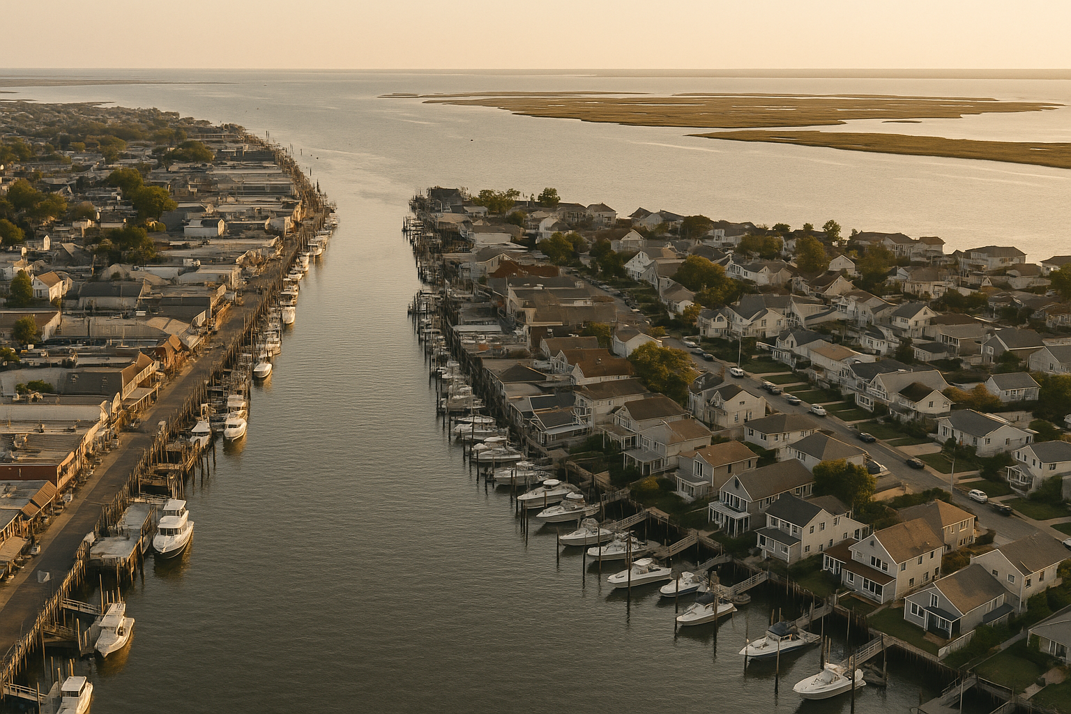 Freeport, NY Nautical Mile waterfront